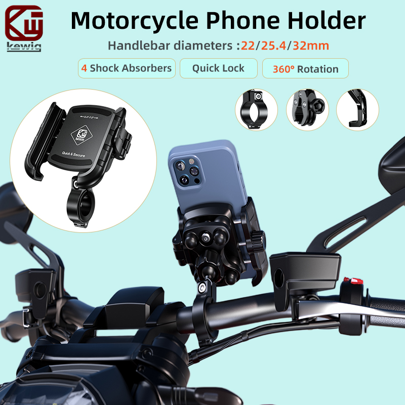 Kewig M8SP Motorcycle Phone Ho - Commuter Bike Lock recension och pris