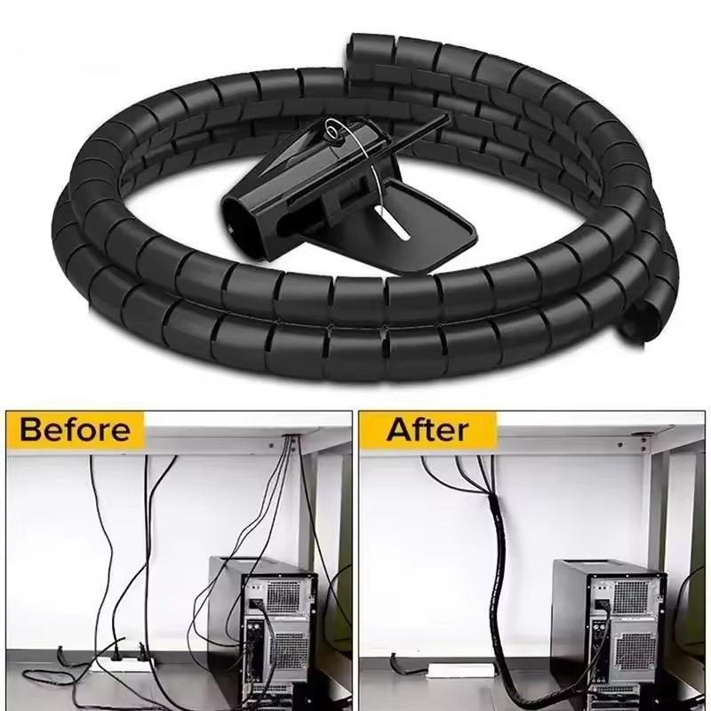 2M/1M Flexible Spiral Cable Wi - Cable Lock Flexible recension och pris