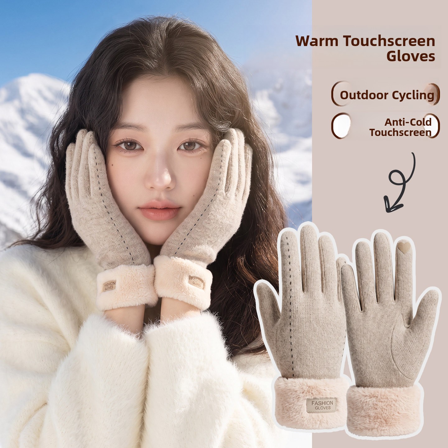 Thickened Fleece Winter Cyclin - Cycling Commute Essentials recension och pris